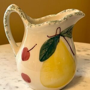 Hartstone Replacement Pottery Creamer Fruit Salad Pattern